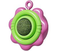 Cat Chew Toy Catnip and Bile Nuts, Automatic Teething Treatment Ball for Kittens Teething and Boredom Relief2PCS