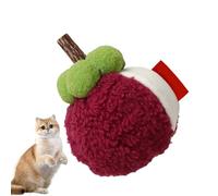 Cat Chew Toy - Fruit Cat Chew Toy with Catnip,Soft Stuffed Interactive Kitten Teeth Cleaning Play Excite Calm Chewing Exercise Indoor Playing