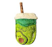 Cat Chew Toy, Funny Chewing Mate Loofah Milk Tea Cup | Teething Toys for Kittens | Boredom Relief, Stimulation, Exercise and Teeth Cleaning