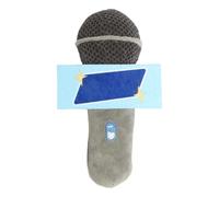 Cat Chew Toy, Long Lasting Microphone Cat Catnip Toy, 18 x 11 x 7 cm, Interactive Plush Rope with Sound Bells, Dog Teether for Trembling, Travel, Home, Outdoor, Indoor Lounger