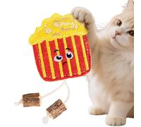 Cat Chew Toy, Loofah Interactive, Cute, Natural, Cat Biting Toy for Teeth Cleaning, for Mental Indoor Stimulation, Exercise and Fun to Prevent Boredom at Home in the Home