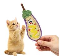 Cat Chew Toy | Loofah Interactive Teeth Cleaning Pet Supplies | Kitten Chewing Sticks for Indoor Cats - for Small Medium Large Travel Daily Outdoor Bedroom Backyard Garden Balcony