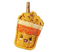 Cat Chew Toy - Milk Tea Cup Shaped Loofah Companion | Teething Toy for Kittens when Teething for Your Cat to Relieve Boredom, Enrichment, Stimulation and