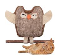 Cat Chew Toys,Kitten Chew Plush Cat Nip Toys - Interactive Pet Supplies Health, Teeth Cleaning Owl Doll Ball for All Breeds Boredom & Enrichment Play