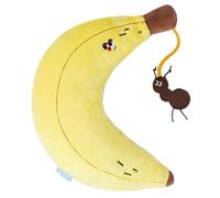 Cat Chew Toys - Stuffed Cartoon Banana Toys,Bite-Resistant Puppy Dolls, Funny Chewing Plush for Entertainment, Biting, Playing, Relaxing