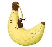 Cat Chew Toys | Stuffed Cat Banana Teething Toy - Bite-Resistant Puppy Plush, Funny Chewing Dolls for Relaxing, Entertainment, Biting, Playing