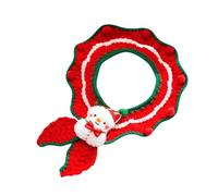 Cat Christmas Collar, Christmas Knitted Cat Collar, Christmas Collar Scarf for Cat - Carefully Knitted Winter Cat Neck Warmer for Bichon Frise, Adult Cats, Small Dogs