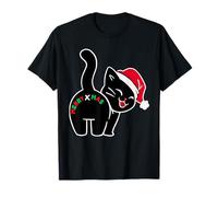 Cat Christmas Cute Kitty Cats Anime Kawaii Neko Merry X-Mas T-Shirt