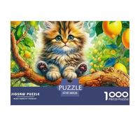 Cat Classic Style Jigsaw Puzzle Offering An Engaging Tabletop Experience, Enhanced by Fantasy And A Timeless UK-inspired Aesthetic for Mindful Leisure Moments 38x26cm/1000pcs