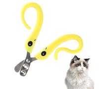 Cat Claw Cutter, Cat Nail Cutter, Kitten Nail Clipper, Pet Claw Trimmer, Portable Scissors, Care Tool for Hamster Rabbits, Birds, Chinchillas, Safe, Easy to Use at Home, Travel