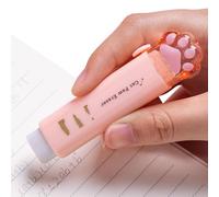 Cat Claw Eraser - Cute Cat Paw Erasers | Push Pull Aesthetic Eraser, Cats Paw Shaped Retractable Erasere, Push Pull Aesthetic Erasers, Pulls Cute Cats Paws Rubber, Pencil Rubber for School Home