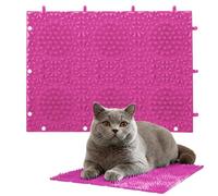 Cat Claw Mat | Horizontal Carpet Scratching Post - Cat Claw Massage Mat 24.7 x 18 cm for Sharpening Claws Relieve Itchy Stress and Enrichment Play Activity for