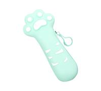 Cat Claw Pencil Pouch - Soft Silicone Organizer Storage Box with Zipper | Stationery Bag for Kids Students Office, Cute Pencil Case Decor, Portable Writing Accessories