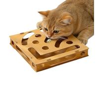 Cat Claw Scratching Box - Maze Game with Bell Ball - Cat Scratch Box Claw Trimmer | Protect Furniture, Stimulate Mind, Relieve Boredom for Training and Playing, Indoor Toy for Kittens