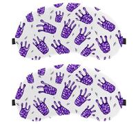 Cat Claws Purple Cute Dutch Velvet Sleep Shade