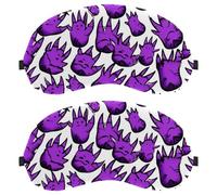 Cat Claws Purple Prints Dutch Velvet Sleep Shade