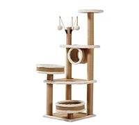 Cat Climbing Cat Rack with Nest Villa Cat Climbing Frame Multi-layer Cat Litter Cat Shelf Jumping Platform Modern ture Activity Center Suspension Bridge Ladder