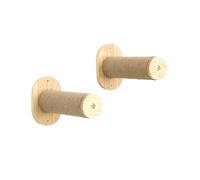 Cat Climbing Shelf Wall Mounted Four Step Stairway With Post for Cats Tree Tower Platform Jumping(Cat post)