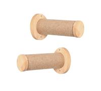 Cat Climbing Shelves - 2X Wooden Ladder Stable And Safe Scratching Post | Wall-Mounted Pet Supplies Furniture Indoor Kitten Wall Shelf For Playing