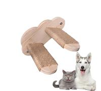 Cat Climbing Stairs, Floating Stairs Wall Mounted Solid Wood Cat Stairs Furniture Stairs Fixed Perches Elegant Safe for Home Apartment Living Room Bedroom Balcony