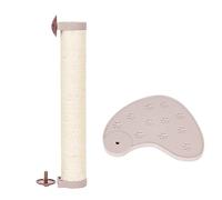 Cat Climbing Steps Scratching Tree - Cage Shelf Wooden Ladder Pets Perch Furniture Inside Cage Sleeping Playing Cage Mounted (Big 19")