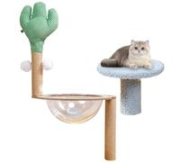 Cat Climbing Tower, Cat Tree Tower | Cat Cactus Tower in Condominium, Removable Cat Activity Center, Interactive Cat Climbing Stand with Space, Scratching Post, PA