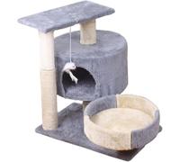 Cat Climbing Tree Double fight small cat climbing frame jumping platform cat grinding claw column cat scratching column mushroom pet cat toy supplies Cat Tree vision