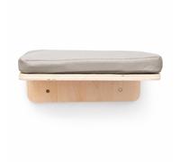 Cat Climbing Wall System, Cat Bed & Jumping, Cat Shelf for Wall, Walnut, size to 2