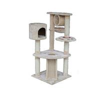 Cat Climframe Cat Tree Cat Toys Pet Supplies a Natural Sisal Rope Cathead Cat Toy Suitable for Cats to Play and Sleep，