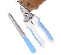 Cat Clippers,Non-Slip Manual Stainless Steel - Cat Cutter ToeFile Set | for Puppy Kitten Seniors Breeds Paw Care Home Indoor Travel