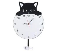 Cat Clock, Kit Cat Clock, Battery Operated Modern Cat Clock, Unique Kitchen Living Room Clock, Unique Kitchen Clock, Cat Clock Wall Decor, Cat Clock for Living Room