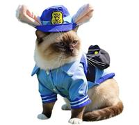Cat Clothes, Cat Costume Official Rabbit Theme for Small Dogs, for Costume Parties, Photography Halloween Christmas Birthday, Travel, Shopping, Camping, Picnic, and Performances