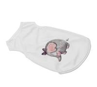 Cat Clothes, Dog Shirts For Medium Dogs Boy Pet Apparel Doggy Tee Tank Top Sleeveless Soft and Breathable Tshirts Shirt For Small Medium Large Boy Girl Cats Kitten, White (XL)