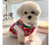 Cat clothes plus cashmere warm northeast cotton-padded jacket autumn and winter Muppet Blue cat kitten small dog pet