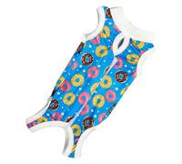 Cat Clothes Recovery - 14.96 Inches Post Suit | Cotton Pet Onesie - Breathable Protective Garment Prevents Licking And Scratching Ideal For Spay Care Abdominal Wound Healing And Daily Comfort