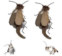 Cat Cockroach Clothing DIY Kit, Cockroach Kitten Pet Cape Craft Set, Funny Cat Cape Craft Set, Roach Wings and Antenna(2pcs)