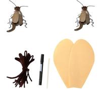 Cat Cockroach Clothing DIY Kit, Funny Cat Costume Accessories, Kit Funny Pet Dress Up, for Pet Lovers Gift (1 Set)