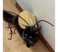 Cat Cockroach Clothing Fancy Kit,Cosplay Halloween Party Decoration For Kitty And Small Dog,Funny Cat Costume Accessories, Roach Wings And Antenna, Cockroach Kitten Pet Cape Craft Set (1PC)