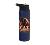 Cat Cocktails Witchy Night Stainless Steel Insulated Water Bottle