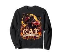 Cat Cocktails Witchy Night Sweatshirt