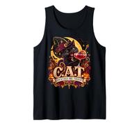 Cat Cocktails Witchy Night Tank Top