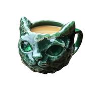 Cat Coffee Cup, Cute Kitten Shaped Tea Cup with Resin | Handmade Resin Feline Decoration for Living Room Kitchen Daily