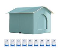 Cat Cold Shop, Closed Cooling Nest, Includes 9 Ice Packs, 1 Double Sided Nest Pillow, Universal For All Seasons, Spacious Ice Nest, Pet Accessories For Small, Large And Medium Cats