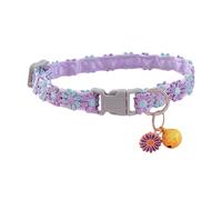 Cat Collar - Adjustable Cat Collar with Safety Buckle and Pendant Charm | Comfortable pet collar for medium to large cats, dogs, puppies, safe and stylish for daily wear and ID tags