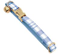 Cat Collar, Adjustable Comfortable Fit, 26x1.2x0.2cm, Plaid Cat Collar With Bell, Kitten Collars, Anti-Escape Safety Design, For Pet Parents And Caregivers