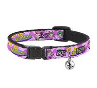Cat Collar Breakaway with Bell The Fairly OddParents Timmy Cosmo and Wanda Group Pose Pinks Cat Accessories Pet Collar 8.5 to 12 Inches 0.5 Inch Wide
