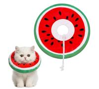 Cat Collar,Cat Cone Soft,Inflatable,Donut,Adjustable Pet Recovery for Cats Kittens Puppies After Surgery,Elizabethan Cute Neck Of Shame Alternative to Prevent Licking Biting Protect (watermelon)