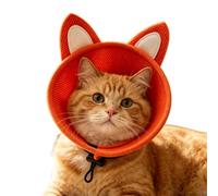 Cat Collar Cone | Pet Neck Injury Protective Cone | Cute Puppy Recovery Collar | for Stop Licking Prevent Scratching Indoor Daily Grooming Bathroom Commuting Veterinary