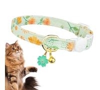 Cat Collar | Cute Flower Pendant Break Away Collar,Adjustable Breakaway Collar, Small Boy Cat Collars, Outdoor Pet Collar for Pet Supplies