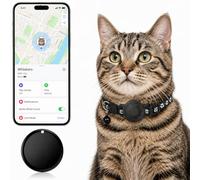 Cat Collar (iOS Only) - Pet Tracker Compatible with Apple Find My, Waterproof Smart Tag, No Monthly Fee. Advanced Safety Solution for Small & Large Cats.